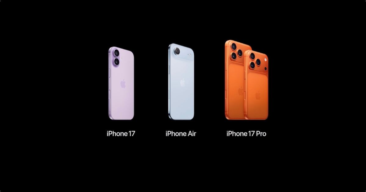 Κατεβάστε το iPhone 17, το iPhone Air και το iPhone 17 Pro Wallpapers