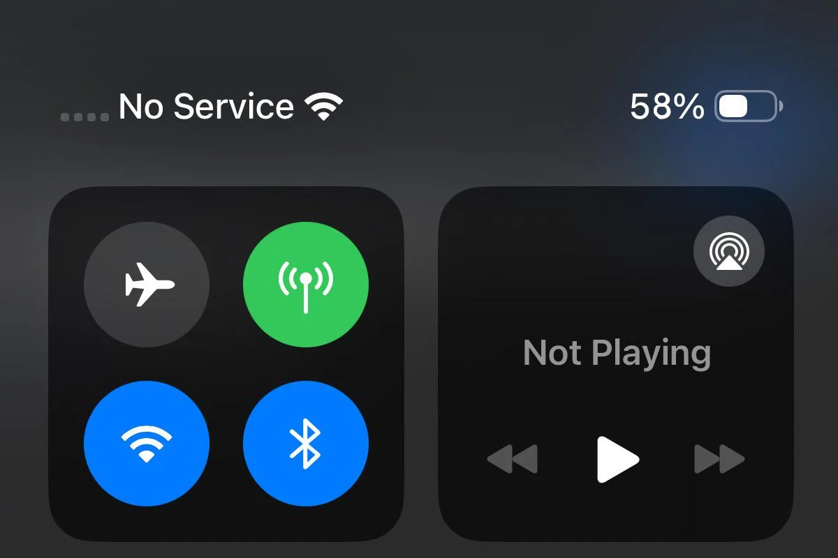 Διορθώστε το "No Service" στο iPhone